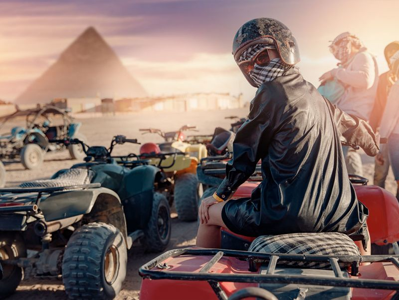 Motorata alle Piramidi Giza